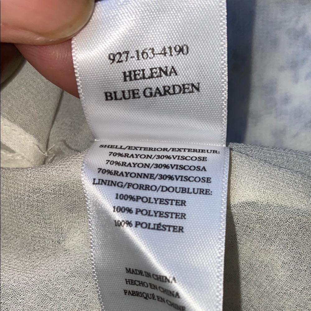 Rails Helena Blue Garden Floral Button Front Mini Dress Size S - Picture 10 of 13